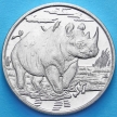Монета Сьерра-Леоне 1 доллар 2007 год. Носорог