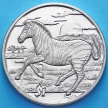 Монета Сьерра-Леоне 1 доллар 2007 год. Зебра