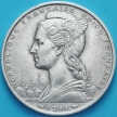Монета Французский Берег Сомали 5 франков 1948 год.