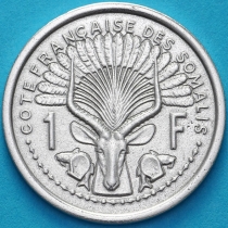 Французский Берег Сомали 1 франк 1959 год