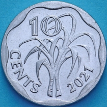 Эсватини (Свазиленд) 10 центов 2021 год
