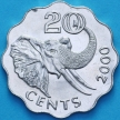 Монета Свазиленд 20 центов 2000 год