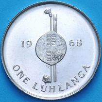 Свазиленд 1 луанга 1968 год. Независимость. Пруф