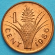 Монета Свазиленд 1 цент 1986 год.