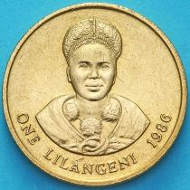 Свазиленд 1 лилангени 1986 год