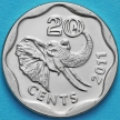 Монета Свазиленд 20 центов 2011 год. Малый размер.