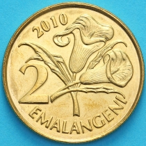 Свазиленд 2 эмалангени 2010 год. Крупная дата.