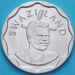 Монета Свазиленд 20 центов 2011 год. Большой размер, магнитная