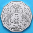 Монета Танзания 5 шиллингов 1972 год.