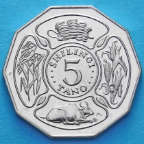 Танзания 5 шиллингов 1993 год.