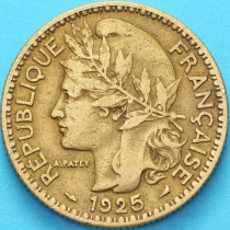Того Французское 2 франка 1925 год. №1