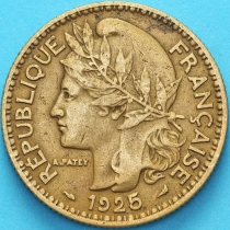 Того Французское 2 франка 1925 год. №2
