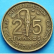 Монета Французского Того 25 франков 1957 год.