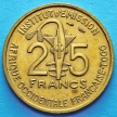 Монета Французского Того 25 франков 1957 год. aUNC.
