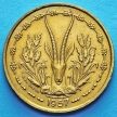 Монета Французского Того 25 франков 1957 год. aUNC.