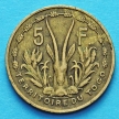 Монета Французского Того 5 франков 1956 год.