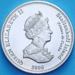 Монета Тристан да Кунья 10 пенсов 2008 год. Парусный корабль Бленден Холл