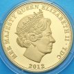 Монета Тристан Да Кунья 1 крона 2012 год. Титаник, крушение.
