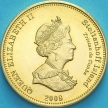Монета Тристан да Кунья 20 пенсов 2008 год. Парусный корабль HMS Satellite