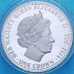 Монеты Тристан-да-Кунья 1 крона 2015 год. 200 лет битвы при Ватерлоо