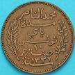 Монета Тунис 10 сантим 1914 год.