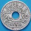 Монета Тунис 25 сантим 1920 год. №1