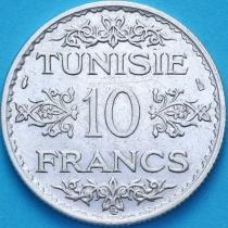Тунис 10 франков 1934 год