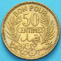 Тунис 50 сантим 1941 год.