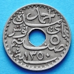 Монета Туниса 5 сантим 1931 год.