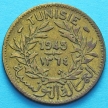 Монета Французского Туниса 1 франк 1945 год.