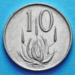 Монета ЮАР 10 центов 1971 год.