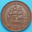 Монета Южная Африка 1 пенни 1935 год.