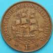 Монета Южная Африка 1 пенни 1938 год. Корабль "Дромедарис".
