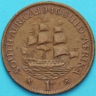 Монета Южная Африка 1 пенни 1940 год. Корабль "Дромедарис".