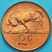 Монета ЮАР 2 цента 1965 год. KM# 66.1