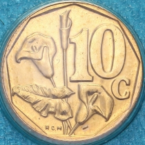ЮАР 10 центов 1996 год. BU