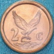 Монета ЮАР 2 цента 1994 год. BU