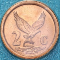 ЮАР 2 цента 1994 год. BU
