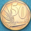 Монета ЮАР 50 центов 1996 год. BU
