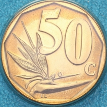 ЮАР 50 центов 1996 год. BU