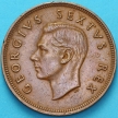 Монета Южная Африка 1 пенни 1949 год. Корабль "Дромедарис".