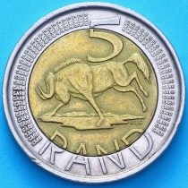 ЮАР 5 рандов 2006 год. 