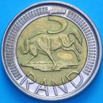 ЮАР 5 рандов 2010 год. 
