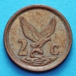 Монета ЮАР 2 цента 1992 год.