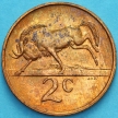 Монета ЮАР 2 цента 1984 год. 