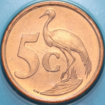 ЮАР 5 центов 1999 год.