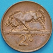 Монета ЮАР 2 цента 1990 год. 