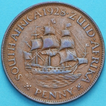 Южная Африка 1 пенни 1928 год.