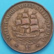 Монета Южная Африка 1 пенни 1933 год.
