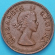 Монета Южная Африка 1 пенни 1953 год. Корабль "Дромедарис".